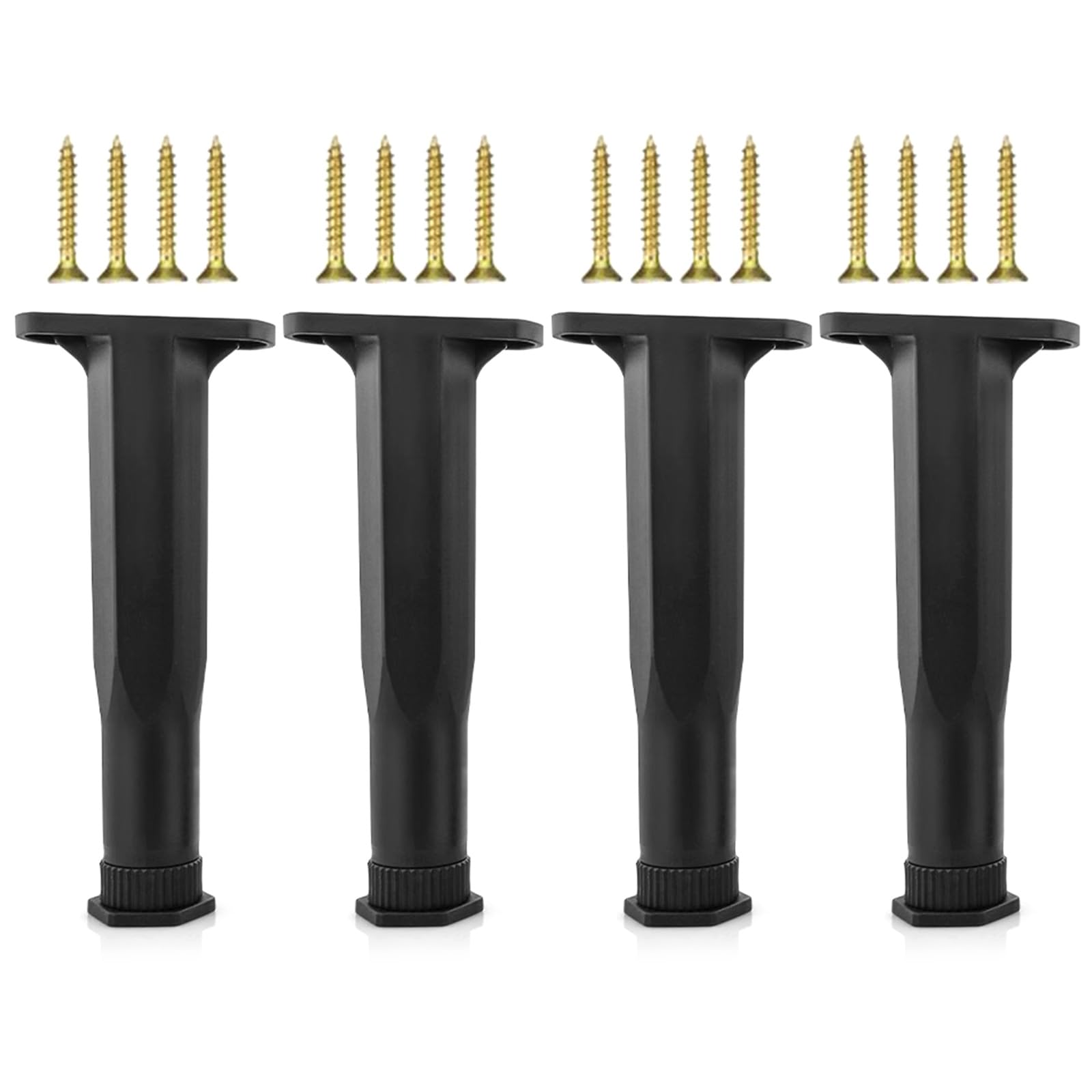 Buxuaaaa Multicolor 4Pcs Universals Furniture Leveling Feet Adjustable Legs Heavy Duty Furniture Replacement Legs For Home Offices Hotel Use Strong Load Bearing Bed