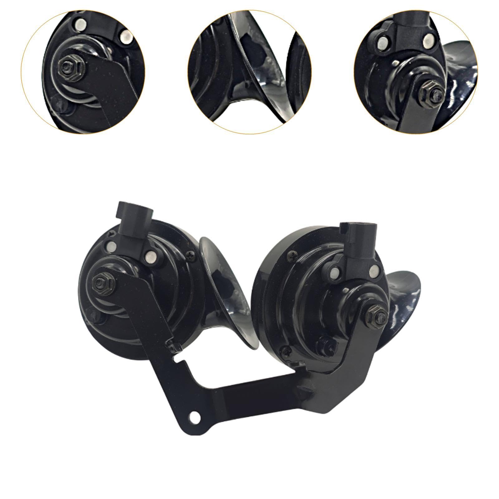 Tromba Tonalità Alta Tromba Auto Componenti Ricambio Pratici Metallo PP Installazione Facile Resistente Usura per Veicoli 43cmx32cm