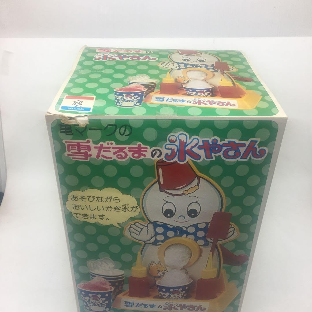 亀マークの雪だるまの氷やさん　レトロ　かき氷機 Amazon.co.jp: 亀マークの雪だるまの氷やさん レトロ かき氷機