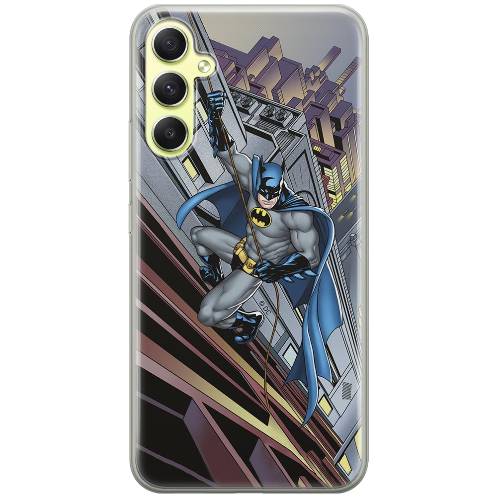ERT GROUP mobile phone case for Samsung A34 5G original and officially Licensed DC pattern Batman 006 optimally adapted to the shape of the mobile phone, case made of TPU