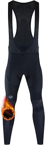 Pantalones de ciclismo para hombre con acolchado de gel de compresión, mallas elásticas para bicicleta