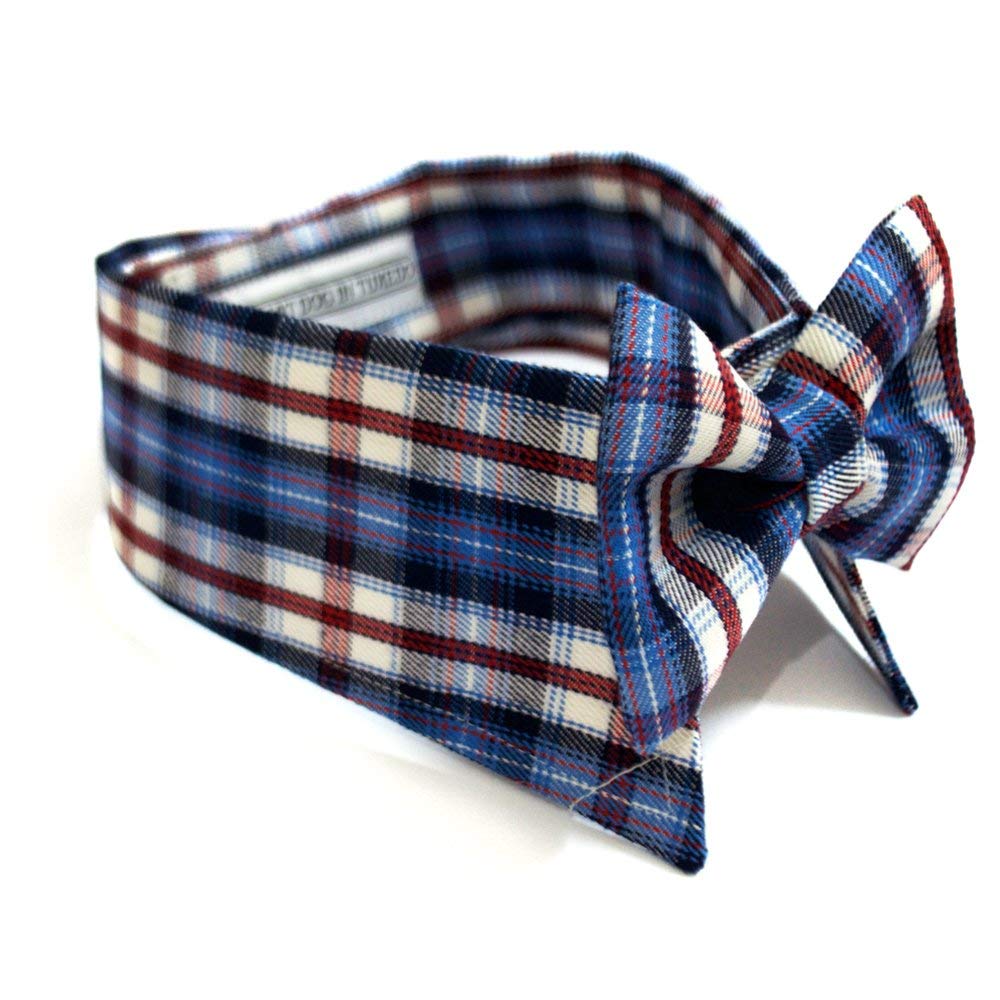 That Dog In Tuxedo Blue Plaid Tuxedo Dog Shirt Collar with Bow tie (Blue, M) (B08G58GDRJ) Amazon Price History, Amazon Price Tracker