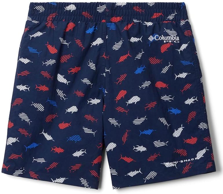 Super Backcast Boardshort - Boys', Collegiate Navy Stars N Stripes, L