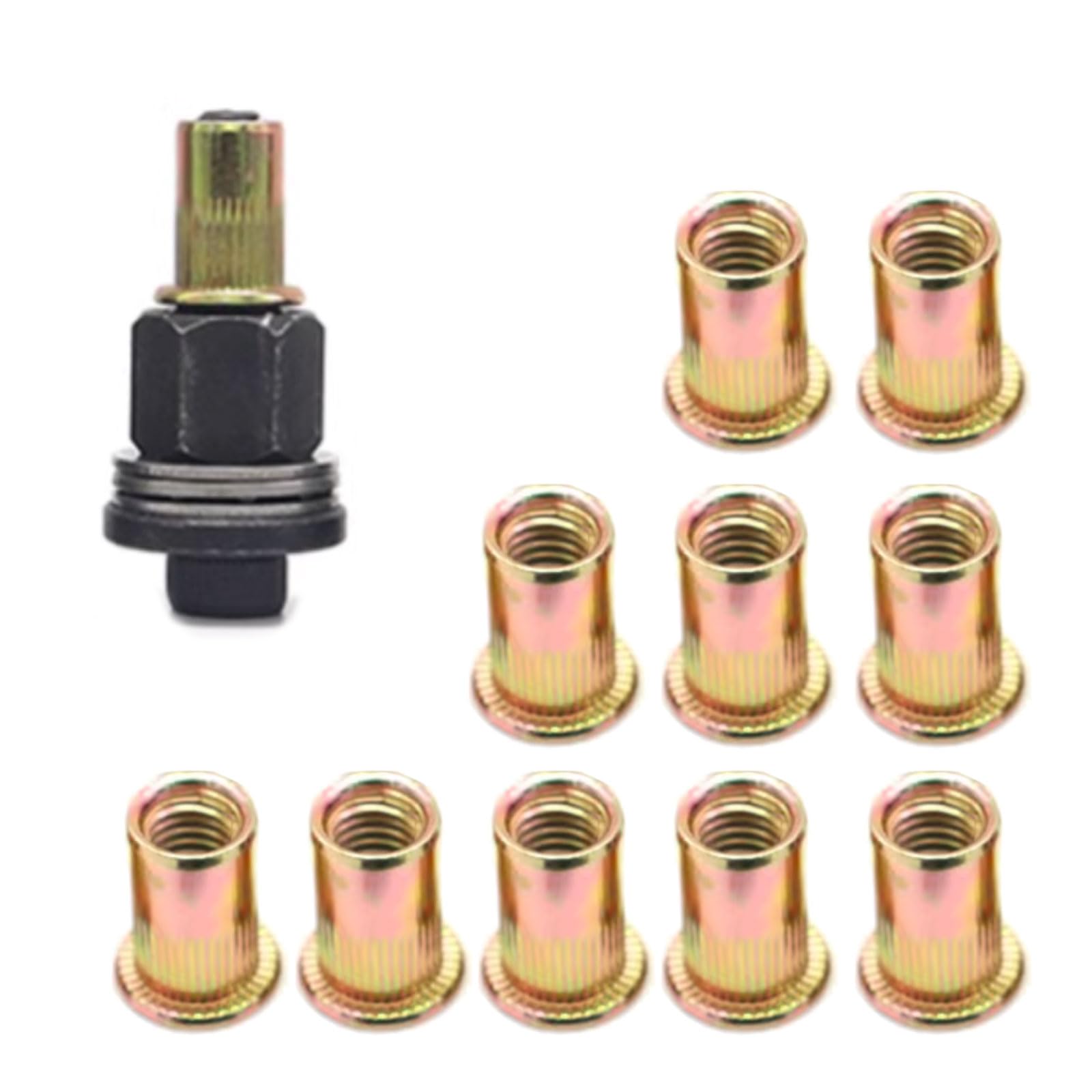 Kalttoy M61 Efficient Completes Manual Riveter Hand Rivet Nut Kits For Diyer Professional Use Secure Fastening Needs Easy Operations Ergonomic Riveting Tool