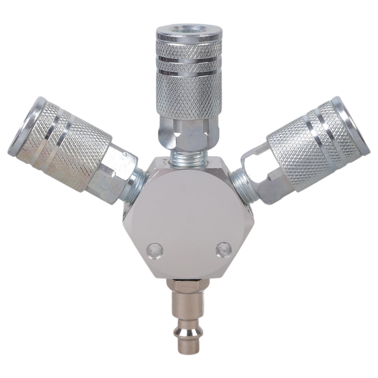 3 Way Air Manifold with Coupler and Plugs Air Splitters Quick Connectors Compressor Hose Fitting Hose Connectors Home Garage Pneumatic Joint