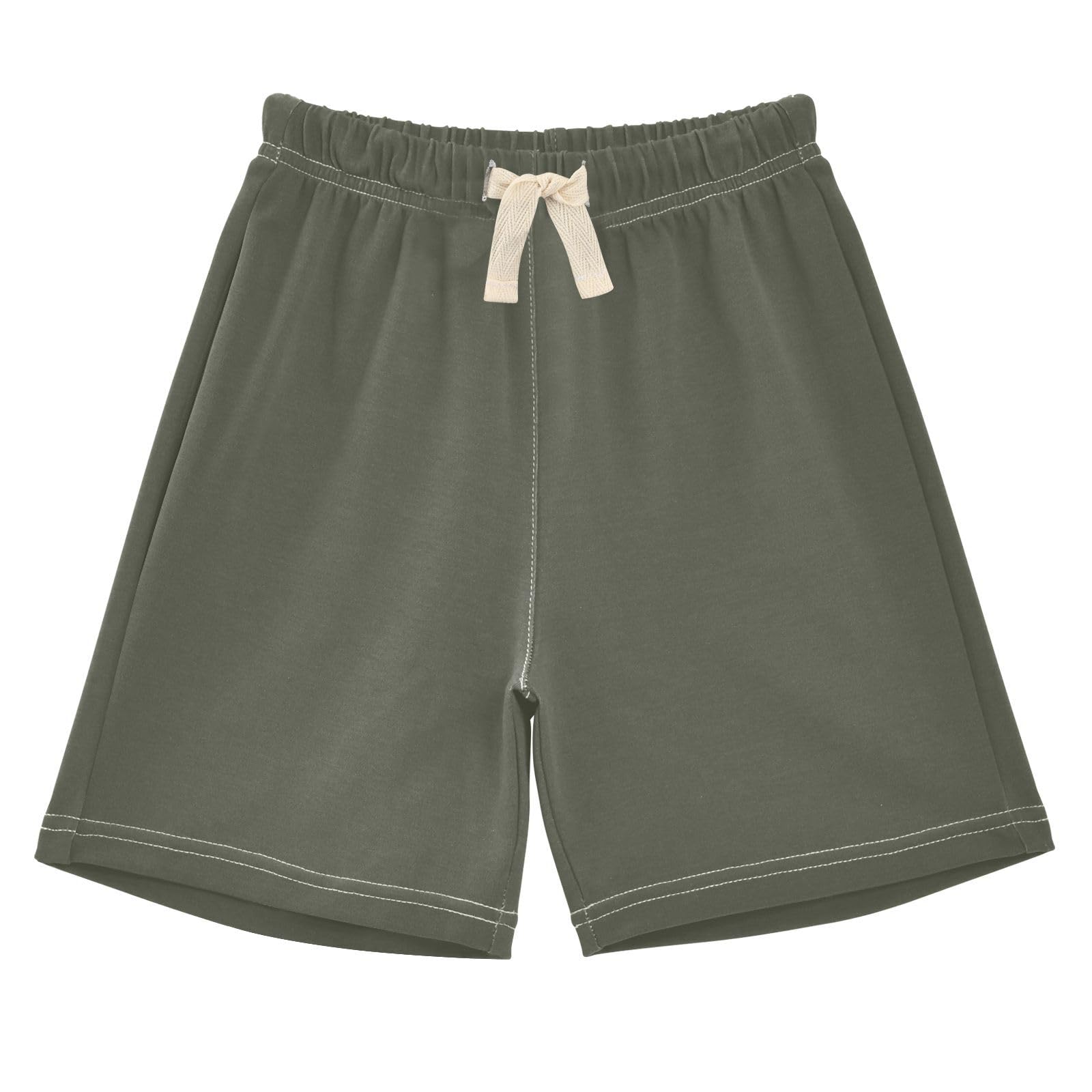J JOYSAY Army Green Toddler Baby Boy Shorts Pull-On Shorts with Drawstring Elastic Waist Kids Pants for 2T Kids Girls