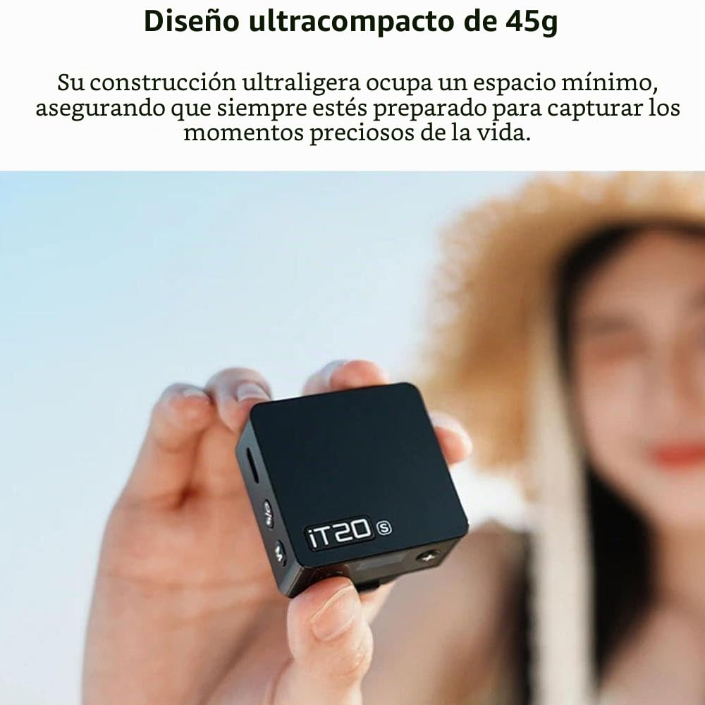 Godox iT20 N Mini Flash para Nikon, Iluminación TTL automática, Reciclaje rápido 1.5s, 700 Disparos, filtros magnéticos, Compatible con Z5 II, Z8, Z6 III, Z50 II, D850, D7500, D780, D750(Negro)