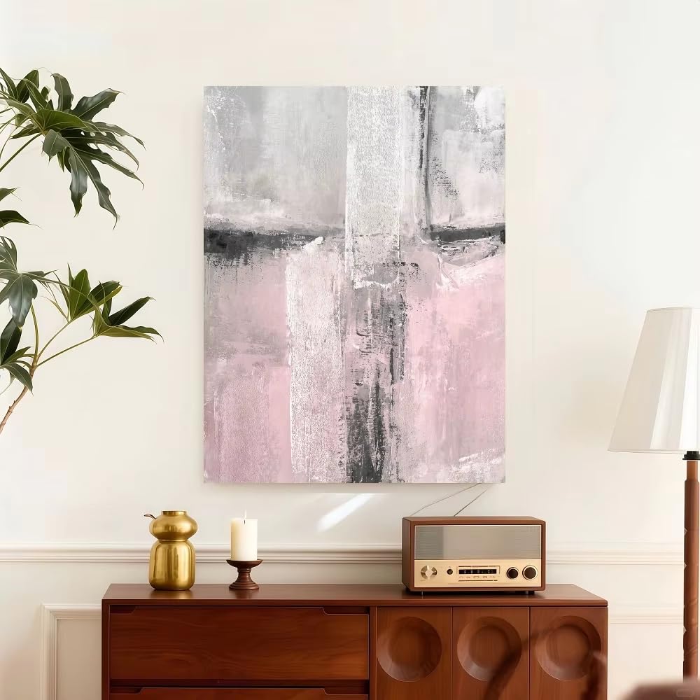 IHHGNB Bull Head Wall Art Contemporary Modern Abstract Animal Prints With Vibrant Red & Black Brush Strokes Wall Painting(80x120cm(31x47in)/No frame)