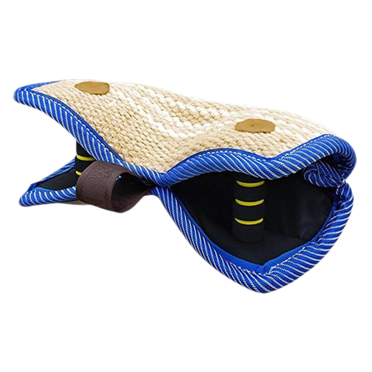 Oreiller de morsure pour chien en jute jouet interactif dressage chiot