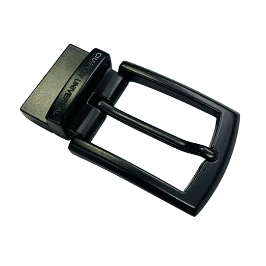 Craft By Universal CBU- Men's Reversible Buckle For Belt, with Branding (35mm) [KB-105]