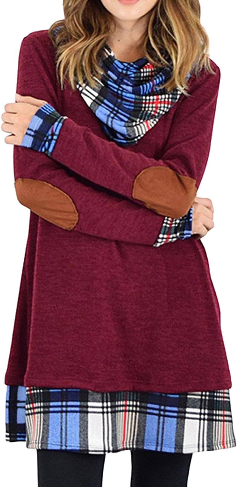 Women's Sweater Mini Tunic Dress
