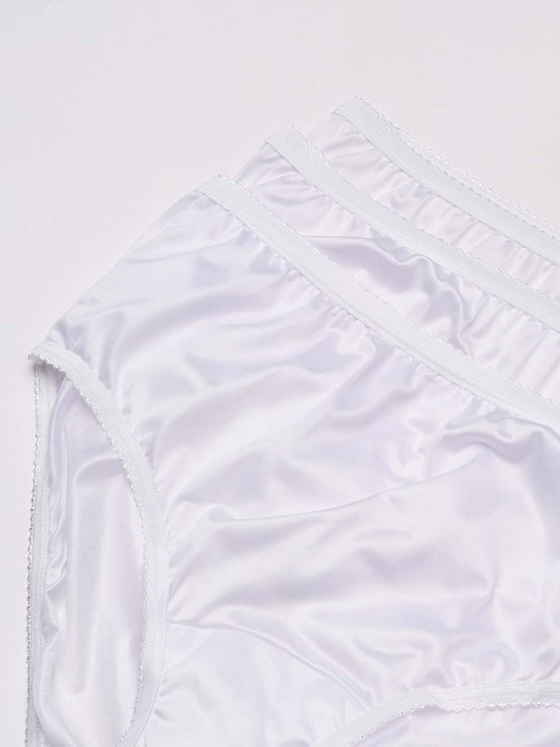 Shadowline Women's Hipster Underwear Nylon Silky Panties 3 Pack 11042 - Image 2