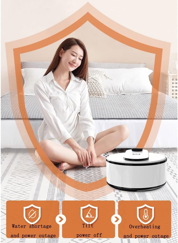 Heating Ceiling with Automatic Switch Off, Water Circulation Heat Sub Bed, 10-65 Adjustable Temperature Heating Cushion, Preheating Function Electrically Heat Pillow, Timing Function (Size : 1.8x3m)