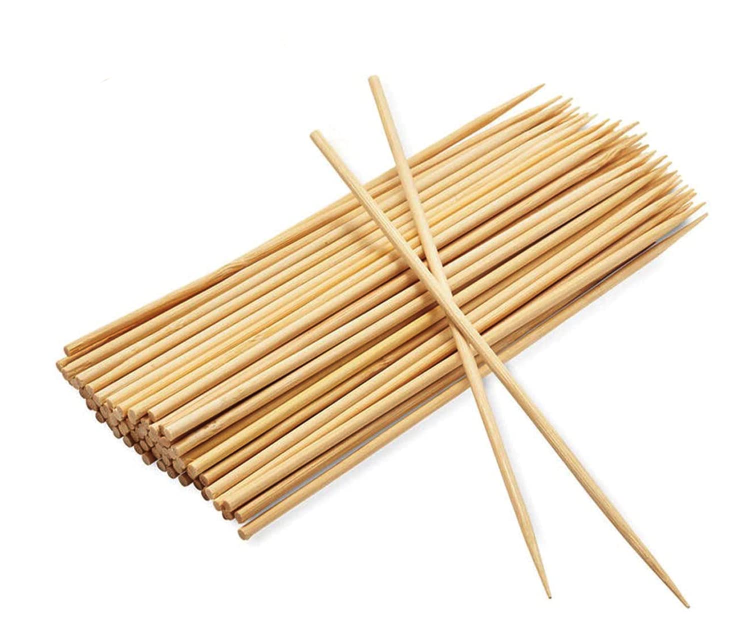 VARDHMAN Hardest Balboa Bamboo Skewers/Kabab/Burger/Barbecue Sticks 8 inch (Pack of 100)-picture-32