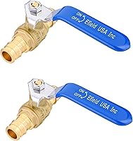 Vista 9 de EFIELD Pex A Válvula de bola de latón de cierre de puerto completo de 3/4 pulgadas x 3/4 pulgadas con orejeta caída, ASTM 1960, certificado cUPC