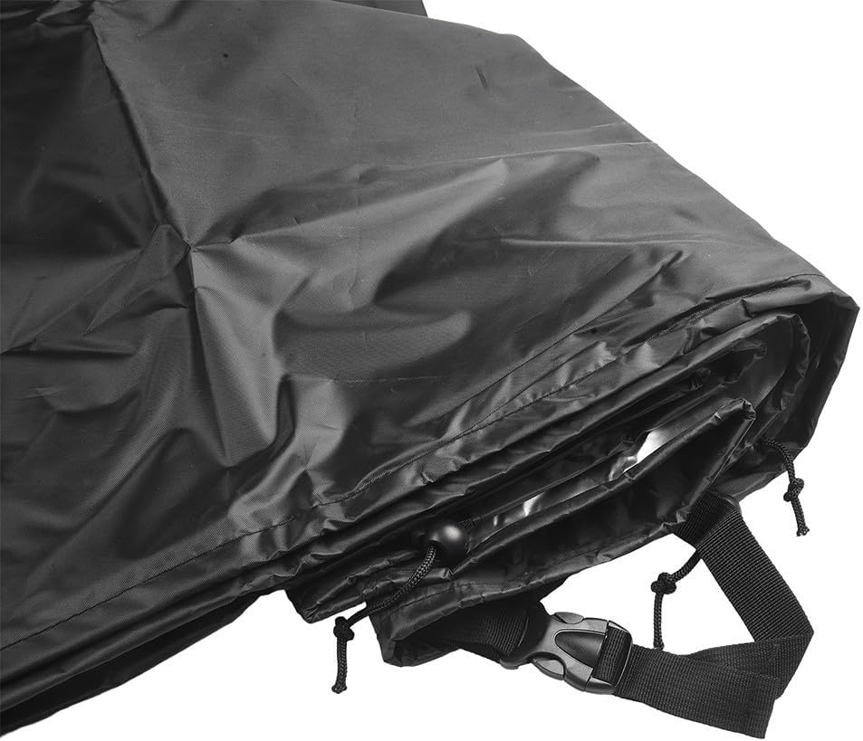 4FT Firewood Log Rack Cover, 210D Oxford with Waterproof PVC Coating, Outdoor Rain Snow Dust Sun Protection with Air Vents and Padded Handles