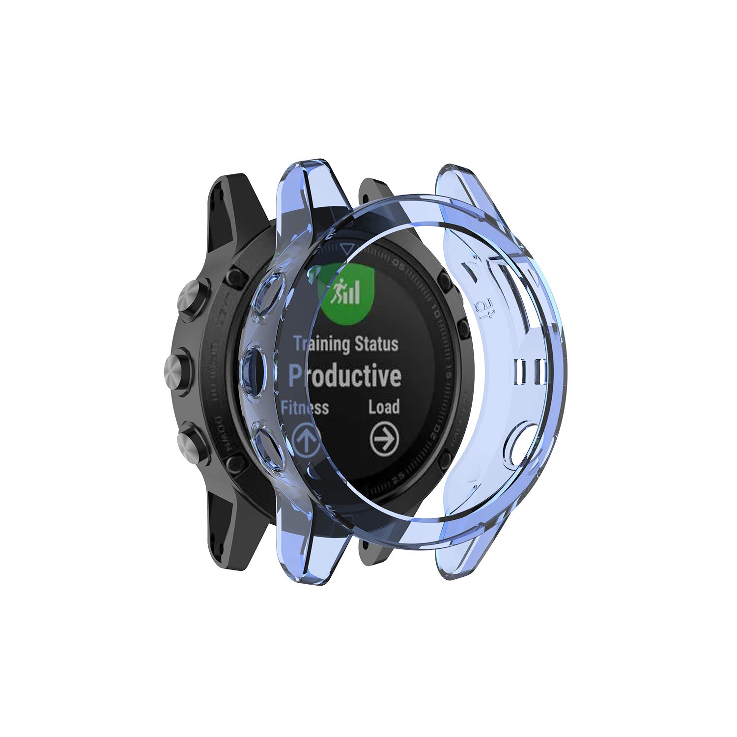 Coque Anti-rayures Coque De Protection TPU Souple RuenTech Pour Garmin Fenix 6X Pro/Sapphire/Solar - 5 Couleurs Coque Garmin Fenix 6x