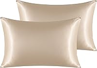 Vista 59 de NTBAY - Fundas de almohada de satén para cabello y piel, fundas de almohada sedosas de lujo con cierre de sobre.