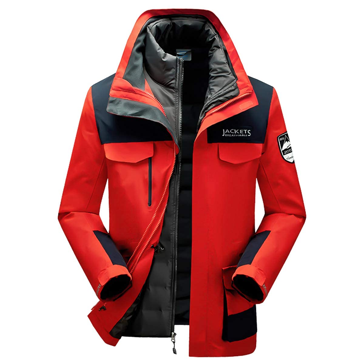 Veste imperméable ski MU chaude veste d'hiver de qualité supérieure