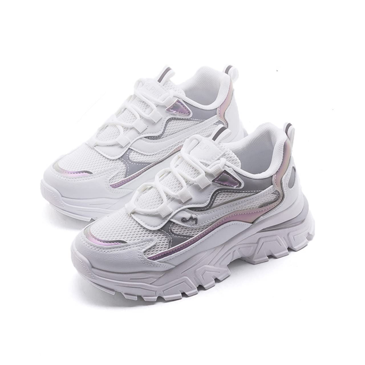 センダ チシヨ] 8CM身長アップ 厚底スニーカー レディース インヒール