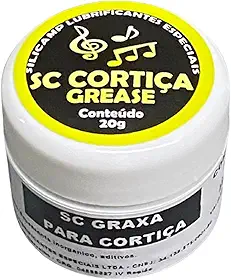 Graxa Para Cortiça Sax Trom Pompas Encaixe Tudel Cortiça Intrumentos Musicais 20g