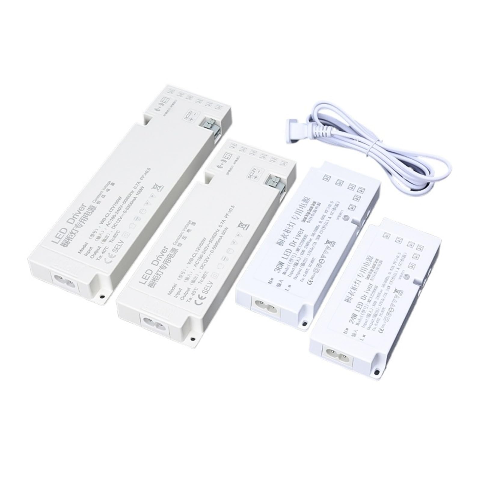 Alimentatore per illuminazione mobili | Uscita: 12V; Potenza: 24W/36W/60W; Caratteristiche: Ultra-sottile(25A-300W-2 interfaces)