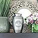 Tree of Life Silver Pewter Cremation Urn for Ashes/Funeral Urns by Glow Choice/Gift or Tribute Vase for Burial Memorial/Beautiful & Affordable