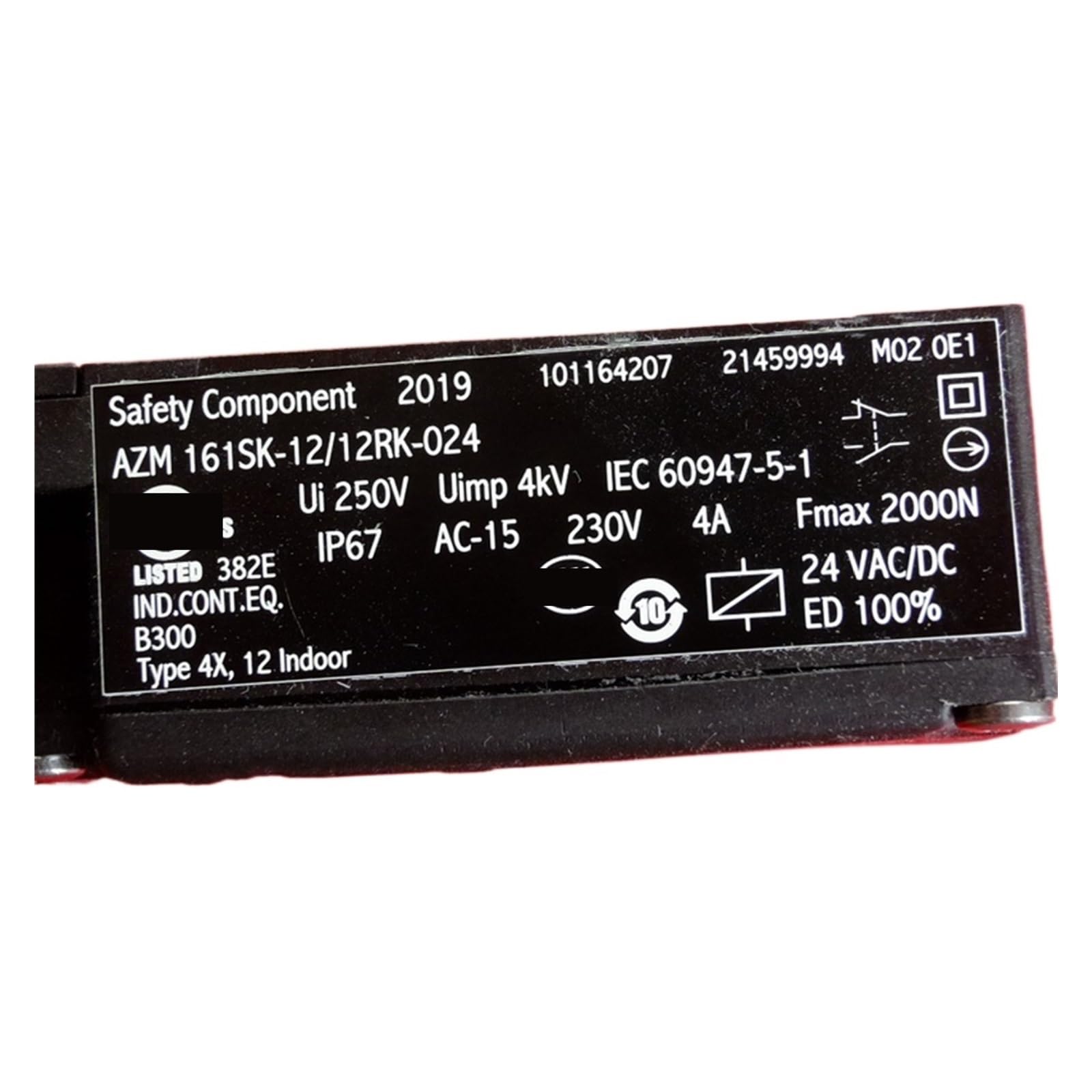Interruptor de seguridad 161SK-1212RK-024