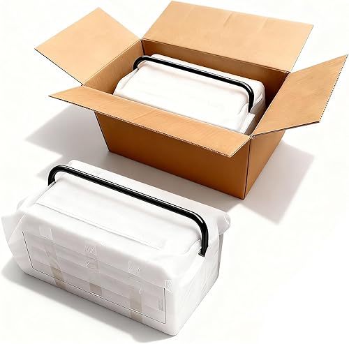 Miniatura 7 de Caja de Herramientas Cantilever de Metal, Caja de Herramientas de Acero Plegable de 3 Niveles 5 Bandejas con Asa, Caja de Almacenamiento de