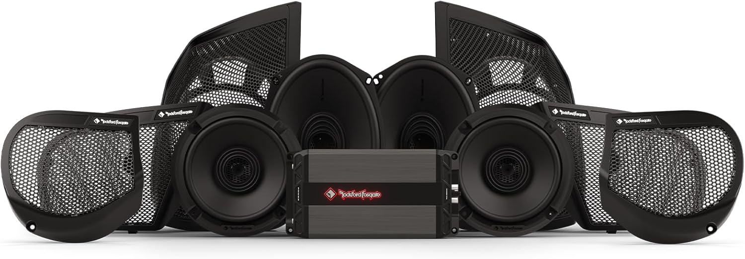 Kit de Audio Rockford Fosgate HD24-STG3 Stage-3 para Harley-Davidson