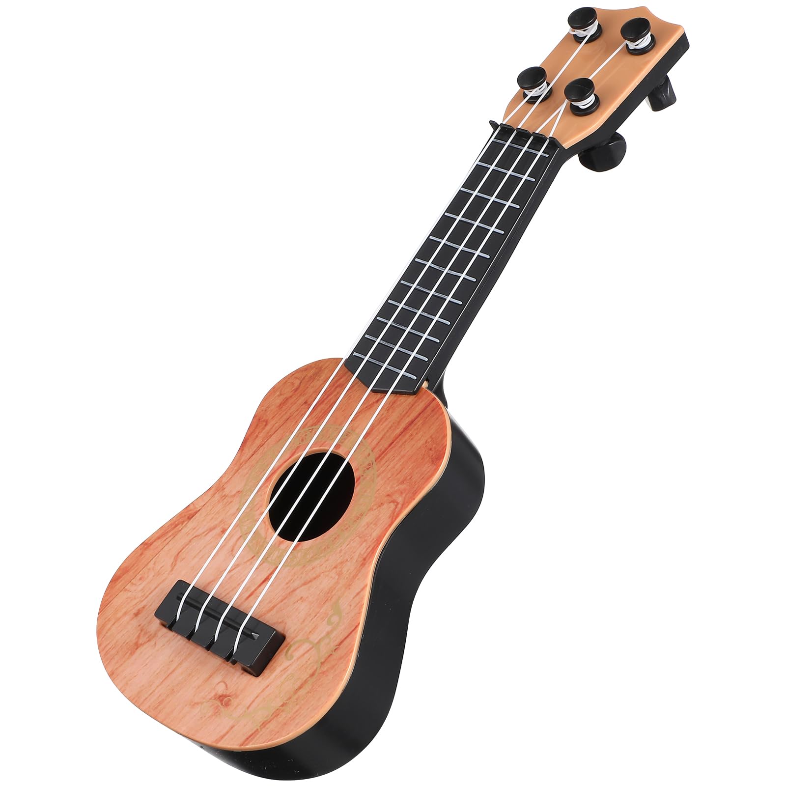 Kisangel 1pc Kids Toy Guitar Ukulele Guitar Musical Instrument Ukulele Musical Toy for Boys and Girls(Light Brown)