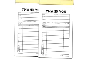 Sales Receipt Book 100 Sets For Small Business 3.4 x 5.5 Inches
