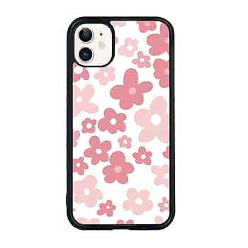 Amazon.com: Pink Flower Phone Case Compatible with iPhone 11