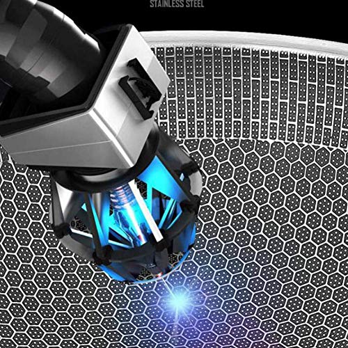 CTCOIJRN 12,5-Zoll-Edelstahl-Wok, Antihaft-Pfanne mit Glasdeckel und Anti-Verbrühungs-Griff, Kratzfeste und leicht zu reinigende Antihaft-Pfanne for die Küche