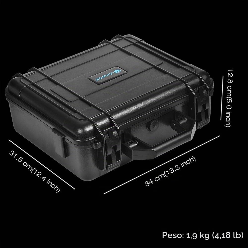 LEKUFEE Custodia Rigida Impermeabile per DJI Air 2S Drone,DJI Mavic Air 2 Combo,RC N1,RC N2 e Accessori (solo custodia)