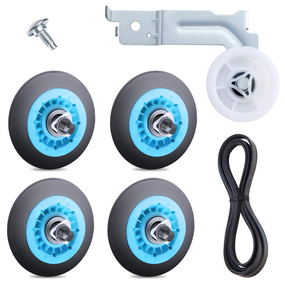 Dryer Repair Kit for Samsung Dryers, DC9716782A Drum Support Rollers
