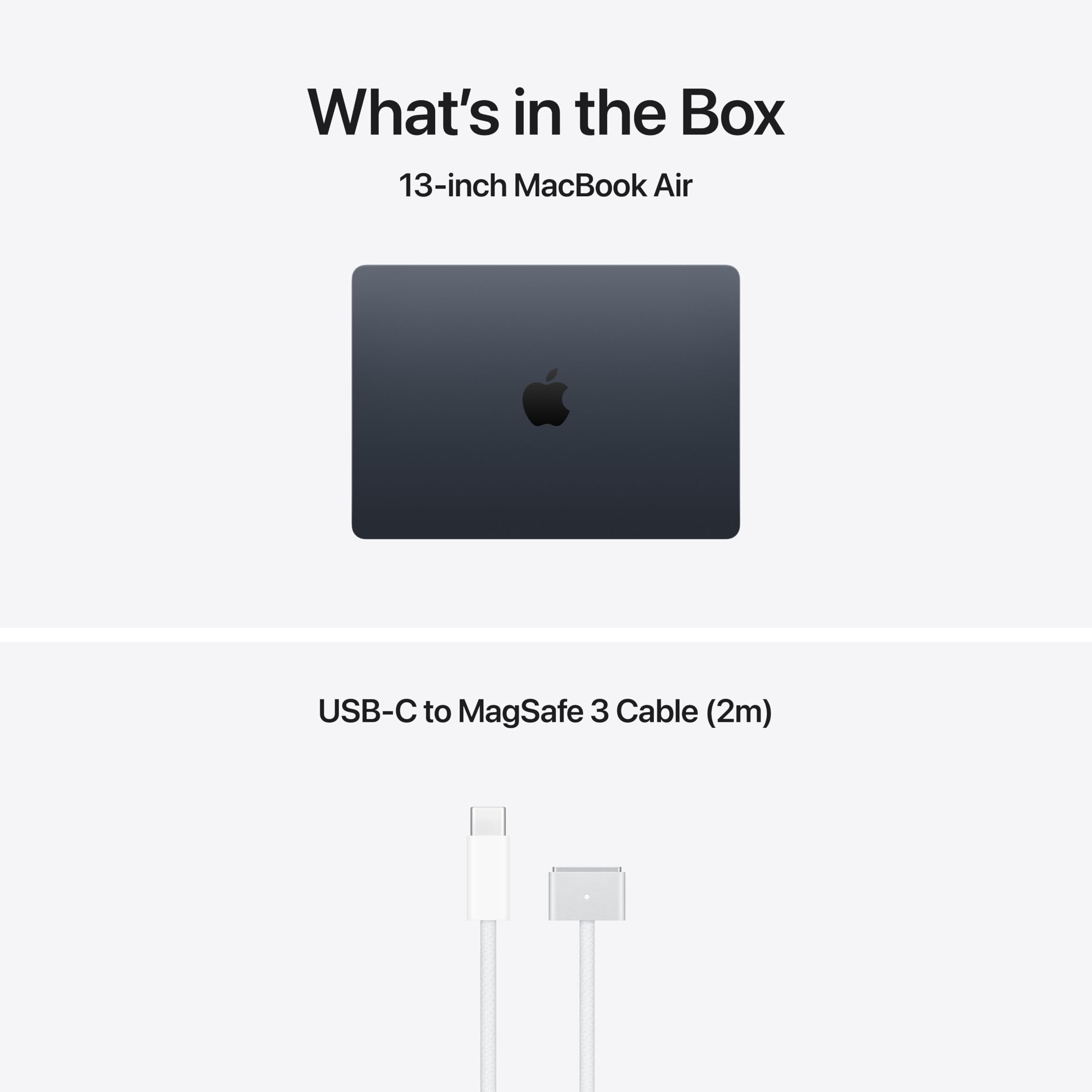 Apple MacBook Air 13-inch Laptop M5 chip with 10-core CPU and 8-core GPU: Built for AI, 13.6-inch Liquid Retina Display, 16GB Unified Memory, 512GB SSD, 12MP Center Stage, Touch ID, Wi-Fi 7; Midnight — view 6