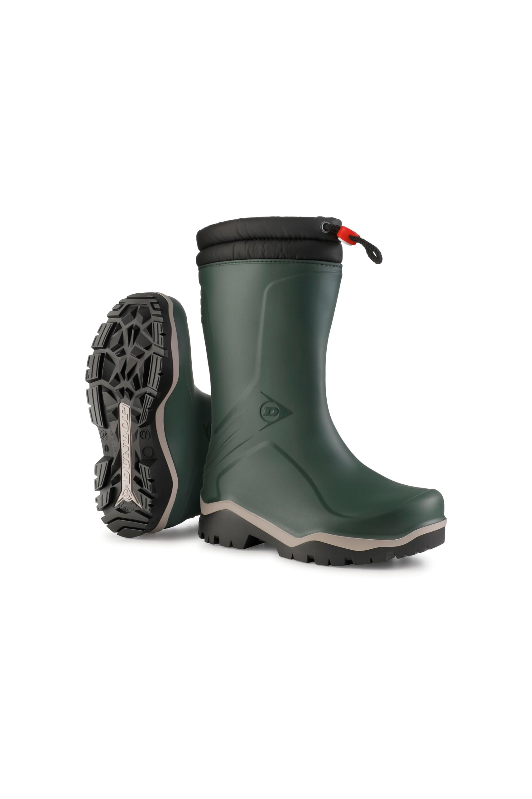 Dunlop Blizzard Kids Wellingtons | Wellingtons  | Heritage Green/Grey/Black  | UK Size 7