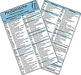  Medizinische Abkürzungen - Medizinische Taschen-Karte