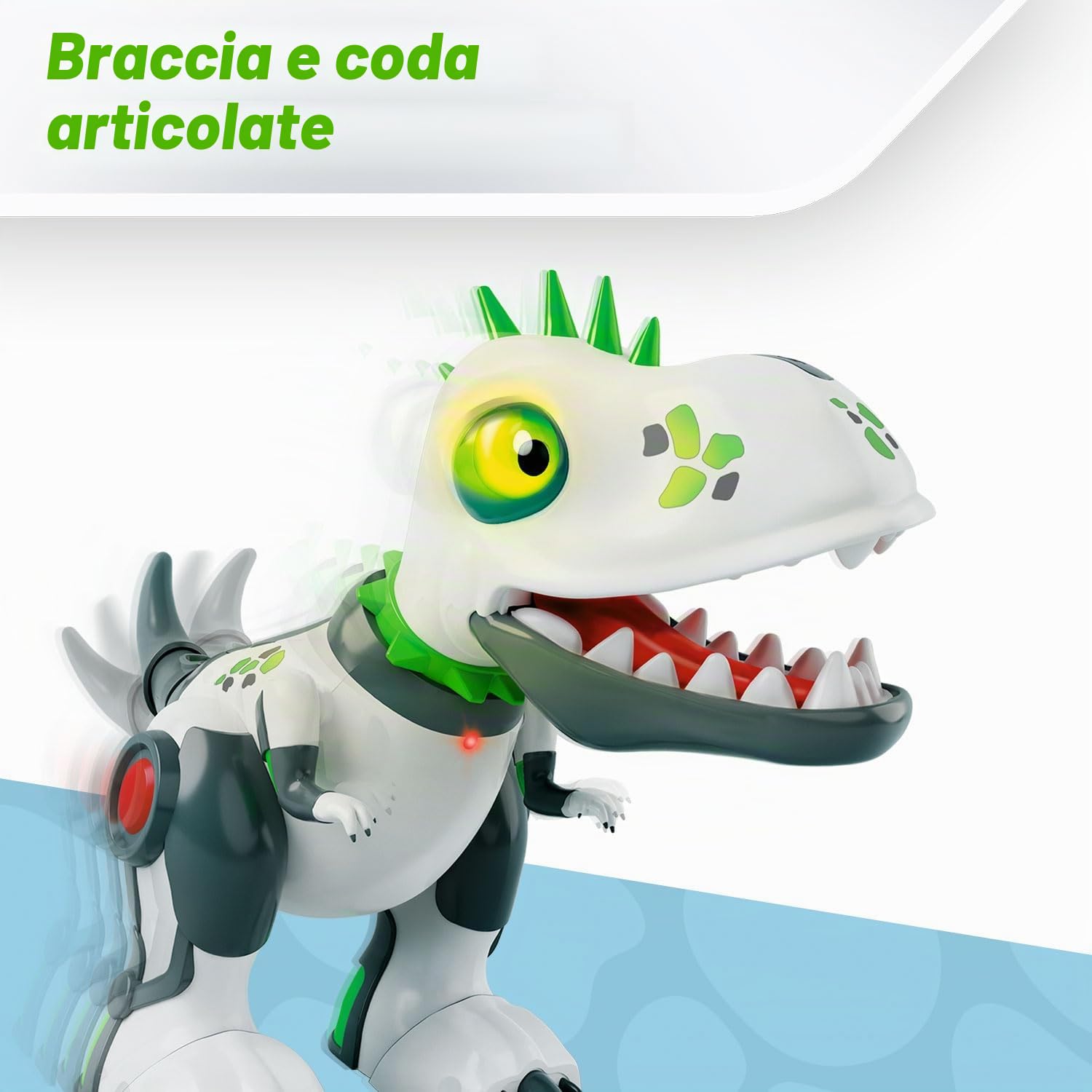 Xtrem Bots - Dinopunk | Robot Giocattolo | Dinosauri Per Bambini | Robot Bambini | Robots Telecomandato E Programmabile 20 Azioni Programmabili | Regalo Bambino 5 Anni