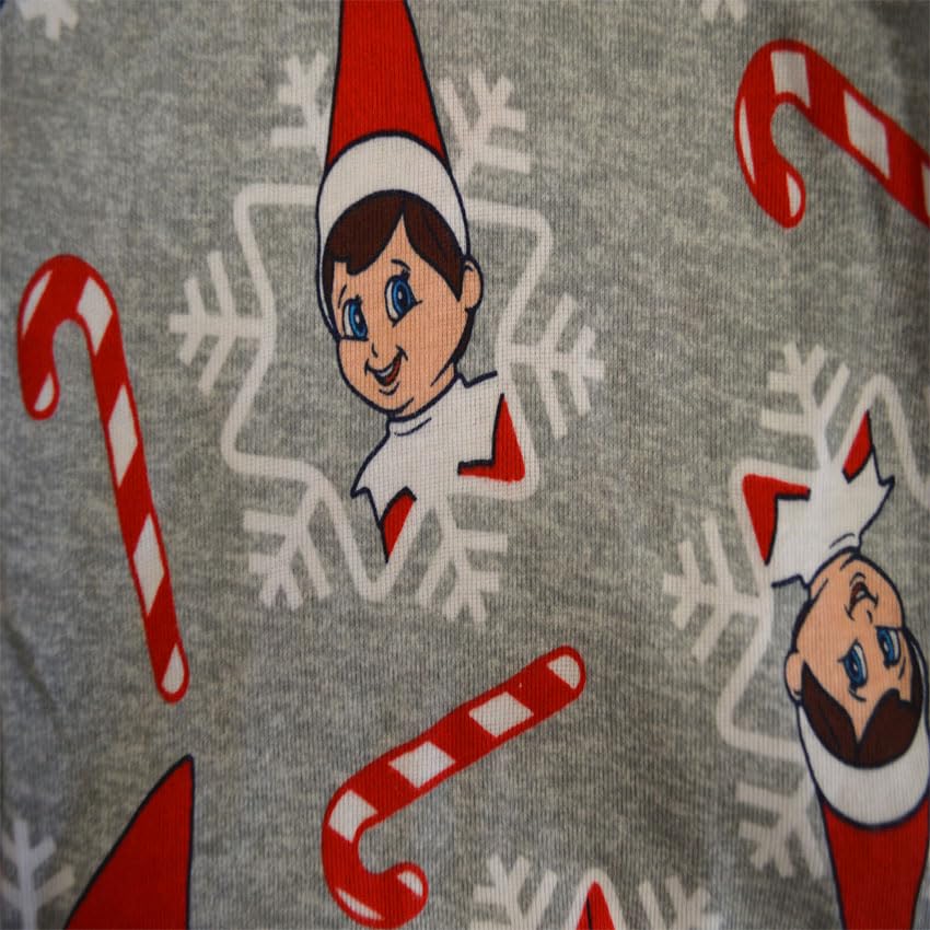 Girls Elf on the Shelf 100% Cotton Tight Fitting Christmas Pajamas2