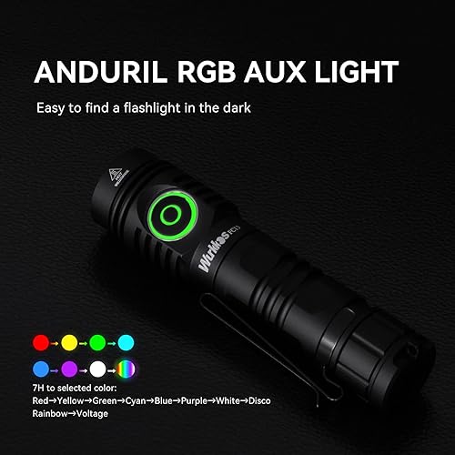 Miniatura 9 de wurkkos FC11 FC13 TS10 Linterna LED para uso doméstico y exterior