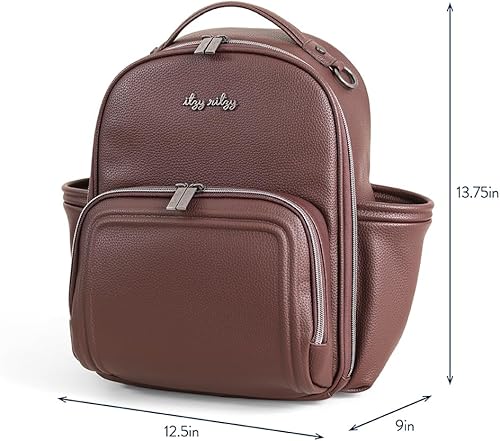 Miniatura 8 de Itzy Ritzy Mini Plus - Bolsa de pañales, Espresso
