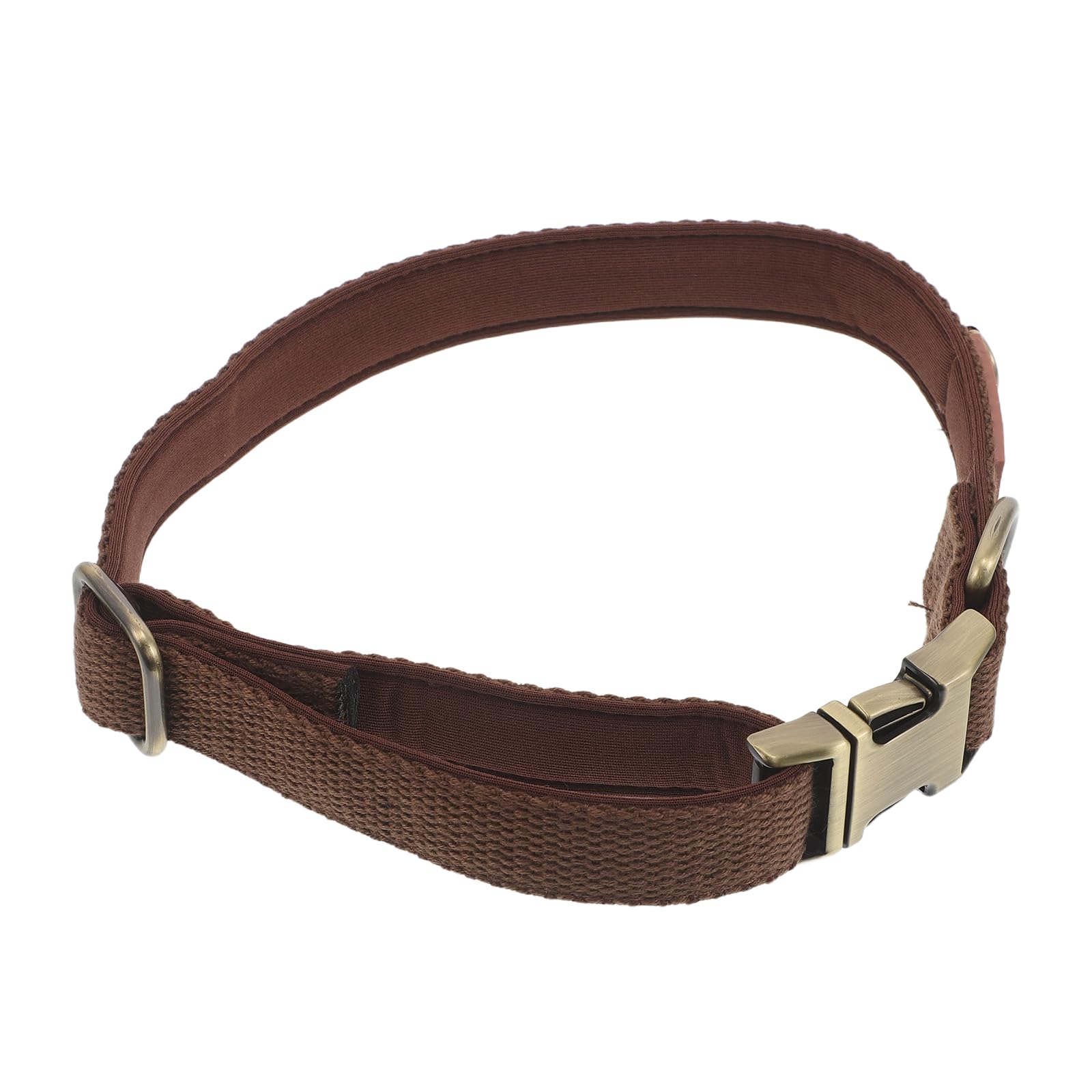 Collier pour chien réglable en néoprène marron Abaodam taille M