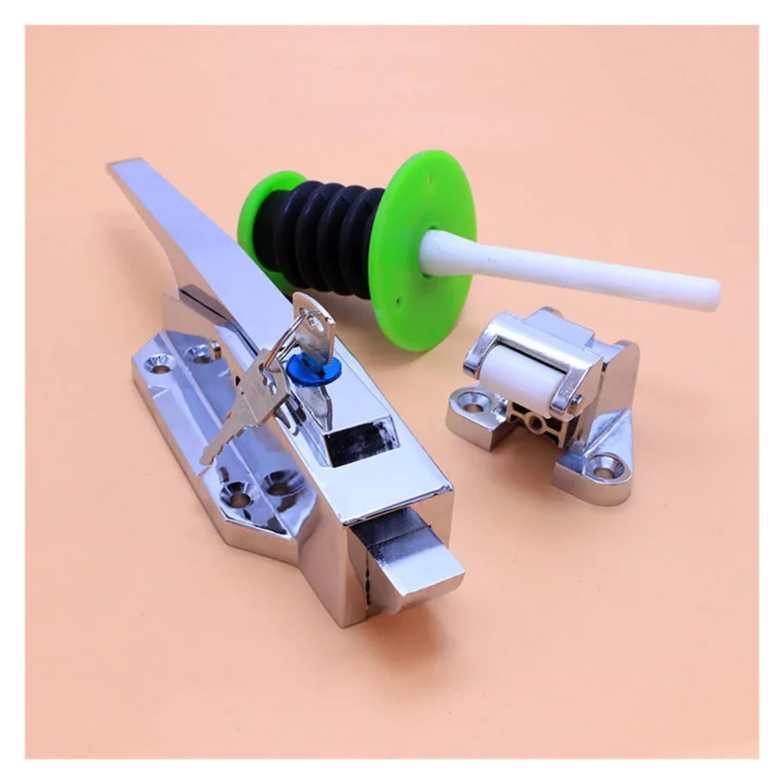 Ymuguegh One Color Door Handle Oven Hinge Knob Lock Cam-Lift Safety Latch Hardware Pull Part Industrial Plant(A Style)