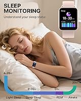 Vista 6 de Smart Watch for Men Women - Answer/Make Calls/Quick Reply/AI Voice Assistant, 1.83" HD for Android iPhone Samsung Compatible IP68 Smartwatch Blood