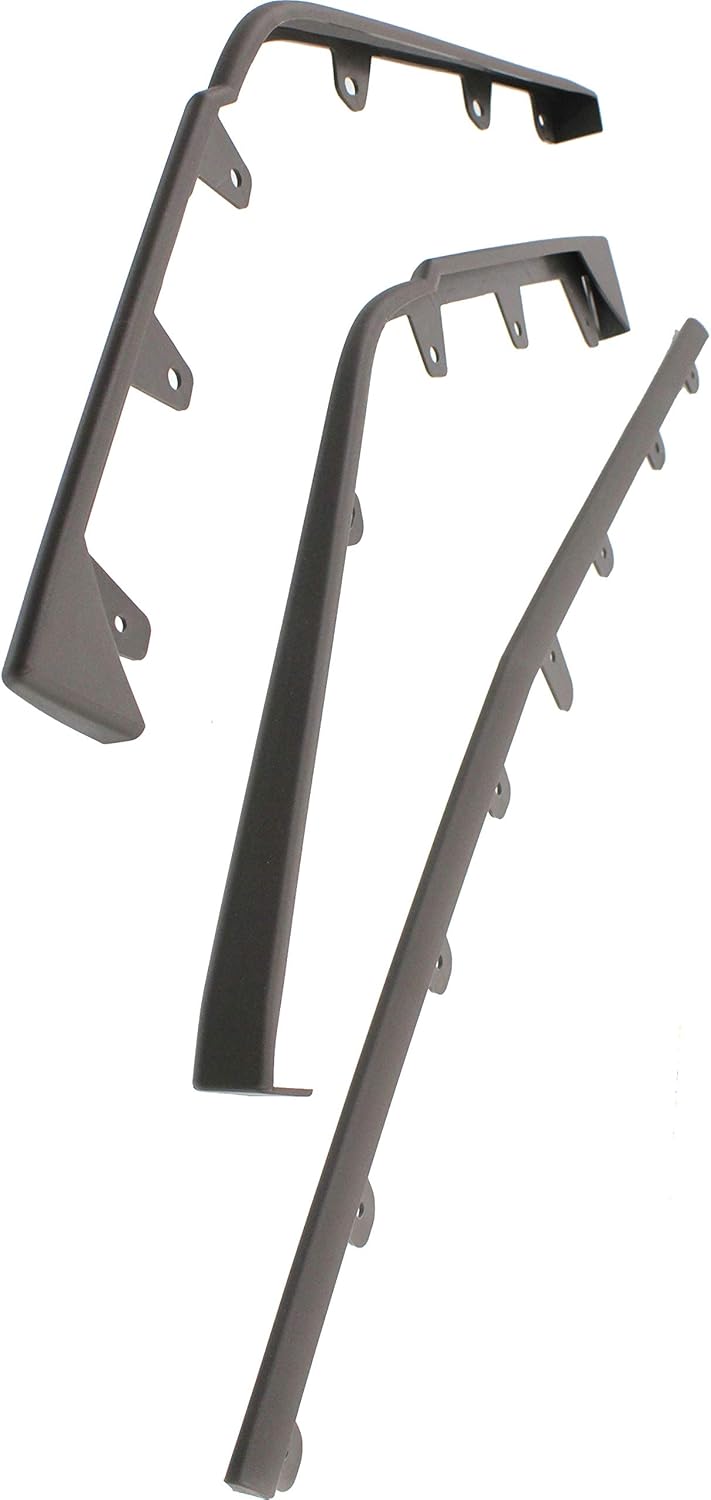 Evan Fischer Front Left or Right Bumper Trim Molding Compatible with 2009-2015 Cadillac CTS V Model Gray