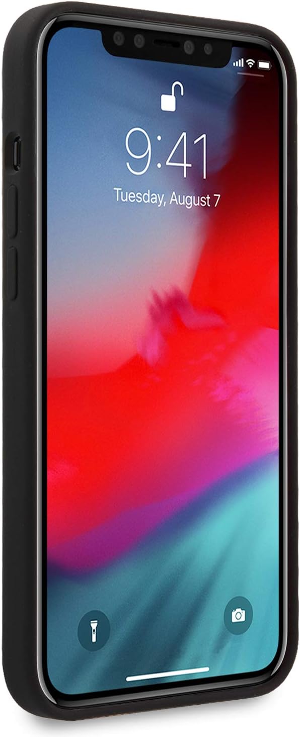 Bеѕt Dеаl 🛒 Ferrari FESSIHCP12LBK On Track Silicone Case for iPhone 12 Pro Max 6.7 Inches Black Hard Case