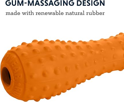 Ruffwear, Gourdo Dog Toy with Rope Handle, Campfire Orange, Small