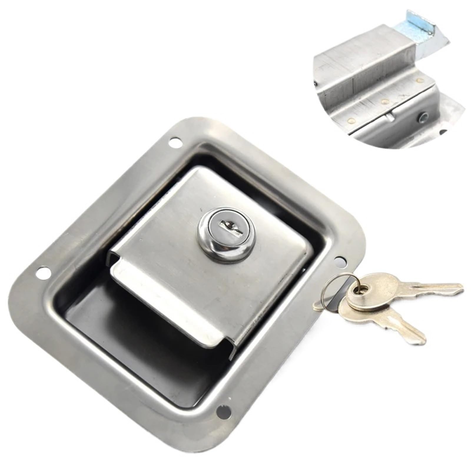 Serrure de coffre de camion MS216 G en acier inoxydable pour porte de bus